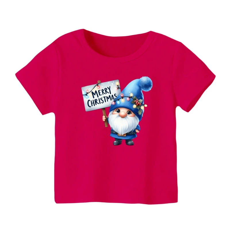 تی شرت آستین کوتاه بچگانه مدل بابانوئل کریسمس کد 32