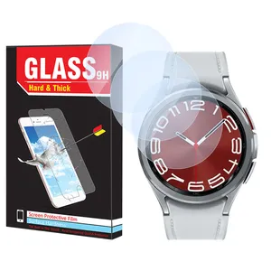 محافظ صفحه نمایش شیشه‌ای هارد اند تیک مدل SH-HT مناسب برای ساعت هوشمند سامسونگ Galaxy watch 6 Classic 47mm بسته سه عددی