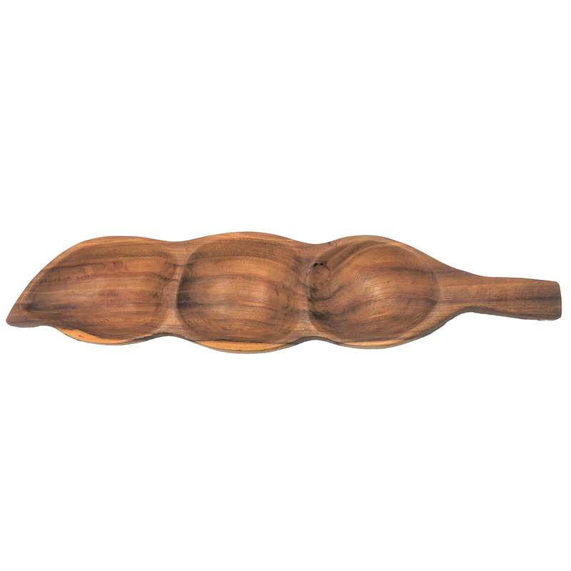 ظرف چوبی مدل برگ