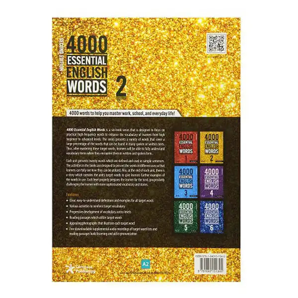 کتاب 4000 Essential English Words اثر Paul Nation انتشارات الوندپویان جلد 2