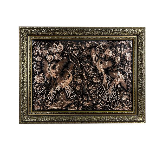  تابلو قلمزنی مدل  ققنوس کد 1005