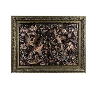 تابلو قلمزنی مدل  ققنوس کد 1005