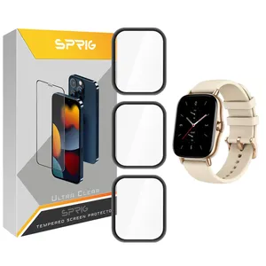 محافظ صفحه نمایش نانو اسپریگ مدل SPG مناسب برای ساعت هوشمند امیزفیت GTS 2E بسته سه عددی