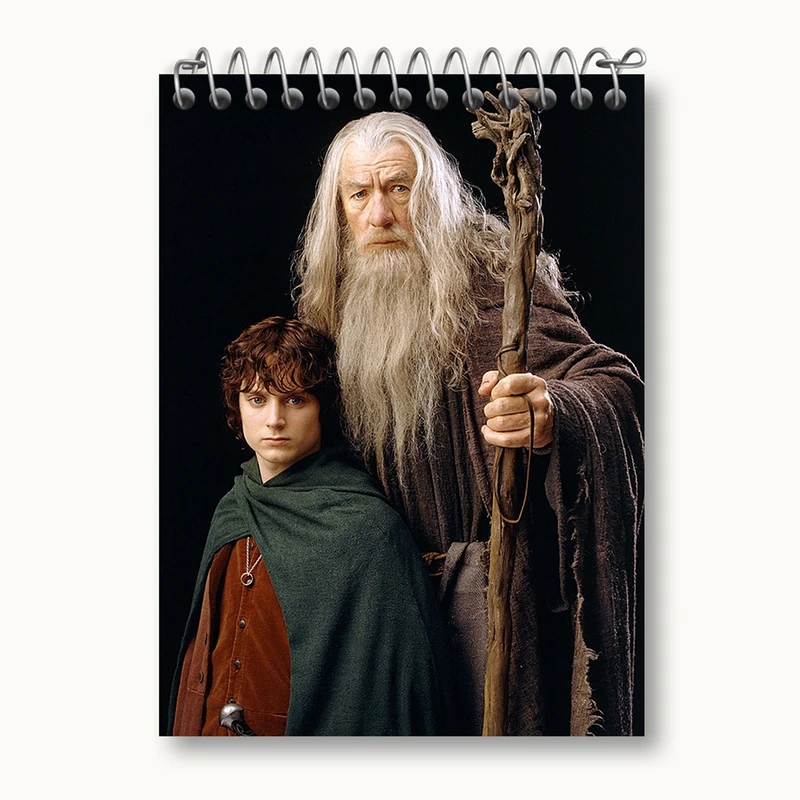 دفتر یادداشت 50 برگ خندالو مدل ارباب حلقه ها Lord of the Rings کد 4563