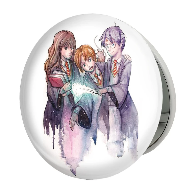 آینه جیبی خندالو طرح هری پاتر Harry Potter مدل تاشو کد 2892 