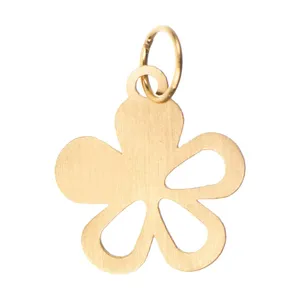 آویز گردنبند طلا 18 عیار زنانه قیراط طرح گل کد GH3858