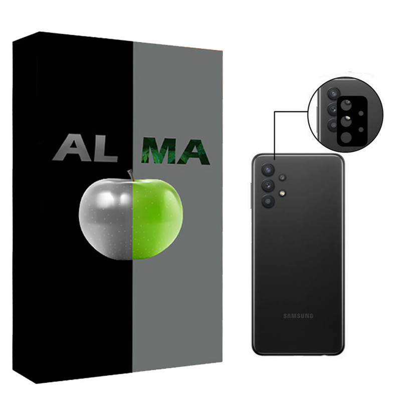 تصویر محافظ لنز دوربین آلما مدل LN-FLZ مناسب برای گوشی موبایل سامسونگ Galaxy A32 4G/5G