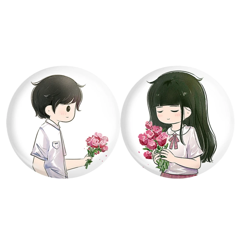 مگنت خندالو مدل عاشقانه Love کد A28 مجموعه 2 عددی