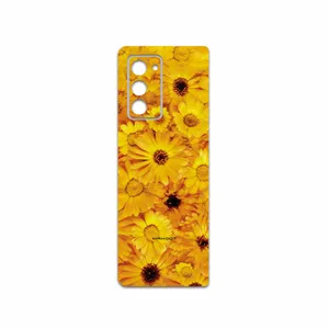 MAHOOT Yellow-Flower Cover Sticker for Samsung Galaxy Z FOLD 2