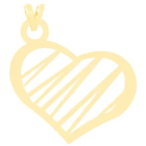 آویز گردنبند طلا 18 عیار زنانه الن نار مدل ELN3590