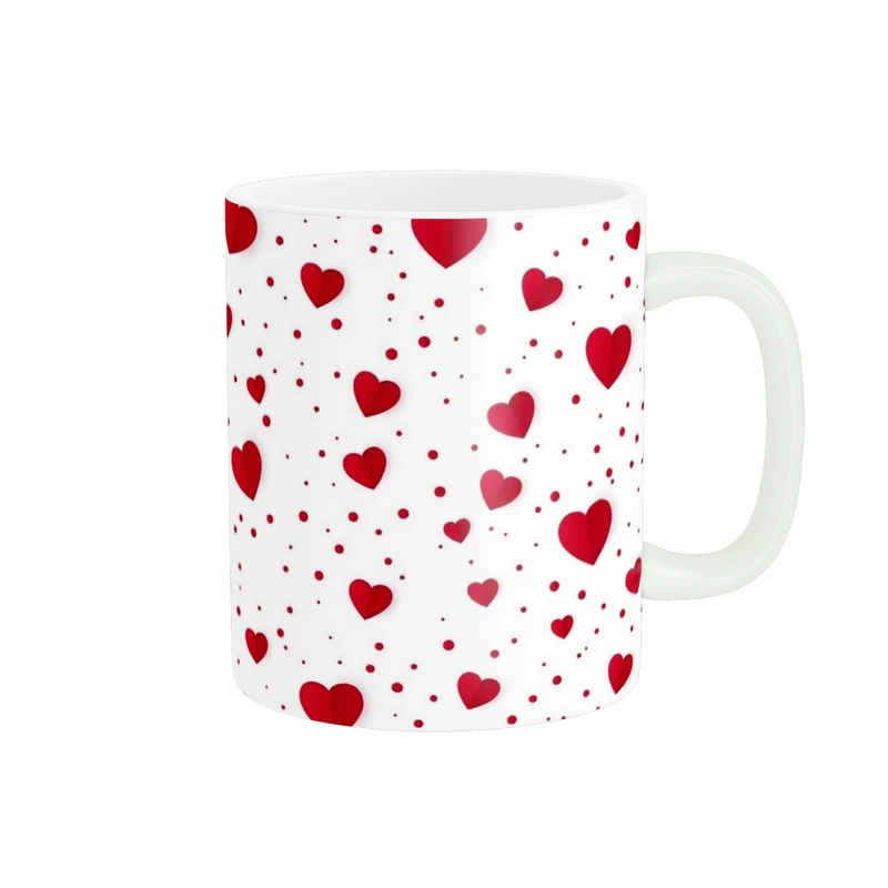 ماگ پاد آفرین طرح قلب کد 929