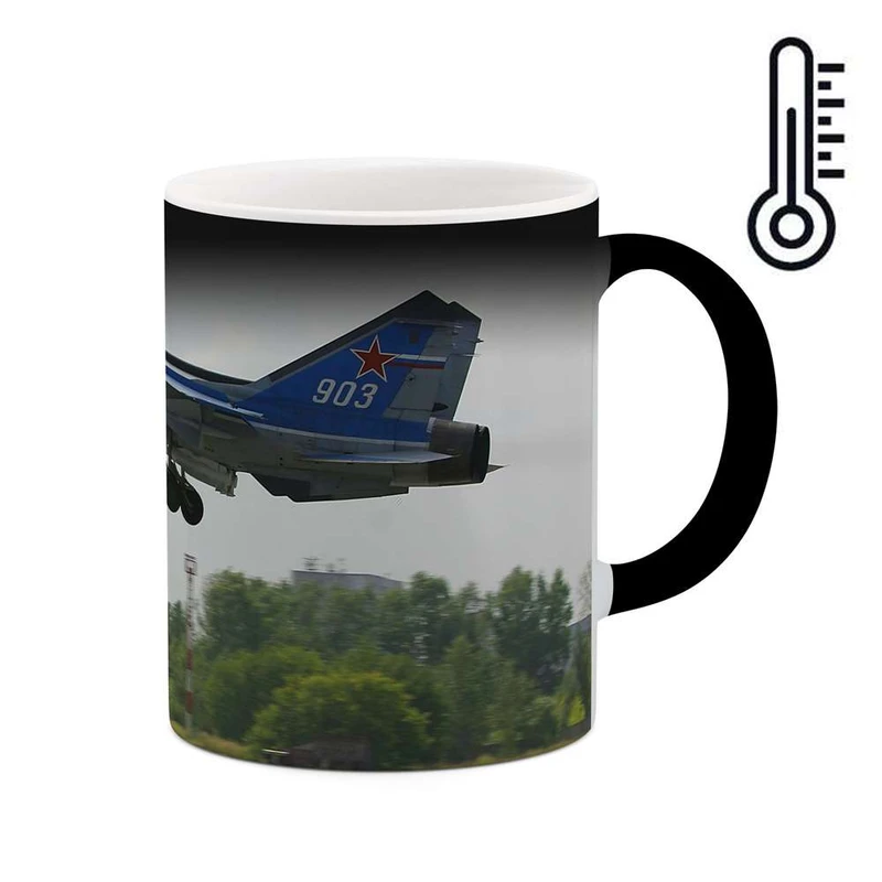 ماگ حرارتی کاکتی مدل هواپیمای جنگنده کد mgh10696