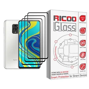 Ricoo Ricoo Glass MIX003 Screen Protector For Xiaomi Redmi Note 9S Pack Of 3