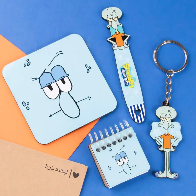 بسته لوازم تحریر مدل اختاپوس مجموعه 4 عددی