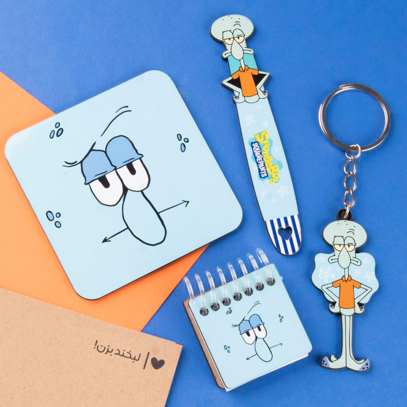 بسته لوازم تحریر مدل اختاپوس مجموعه 4 عددی