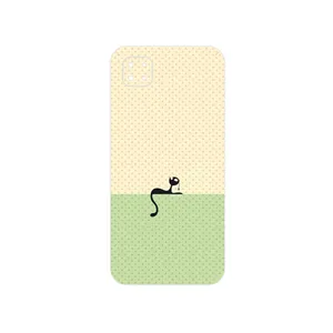 MAHOOT Minimal Internet Cat Icon Cover Sticker for Xiaomi Poco C3