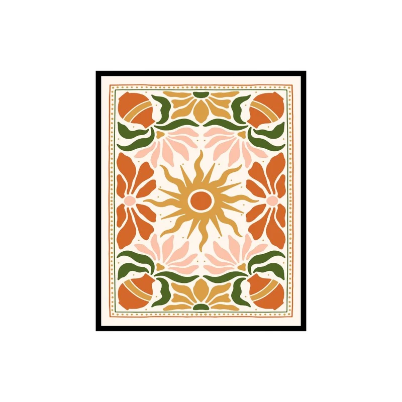 پوستر مدل چاپ خورشید 2