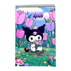 دفتر نقاشی 40 برگ آوان مدل حاشیه دار طرح کرومی کد KK3