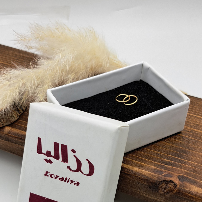 گوشواره طلا 18 عیار دخترانه رزالیا مدل GEA-008