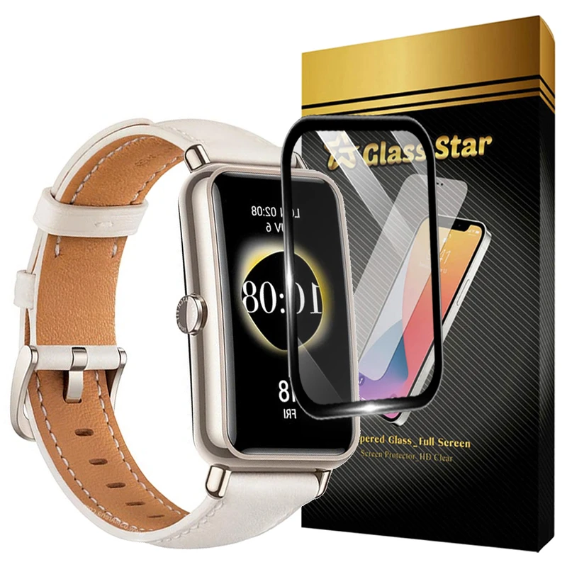 محافظ صفحه نمایش گلس استار مدل GWPM مناسب برای ساعت هوشمند هوآوی Watch Fit mini