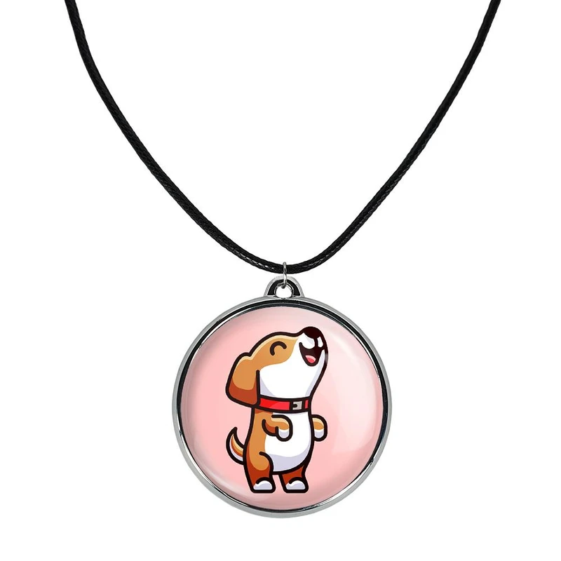 گردنبند خندالو مدل حیوانات بامزه سگ کد 2838928390