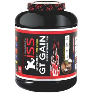 پودر گینر با طعم شکلات نارگیل آی اس اس - 2000 گرم