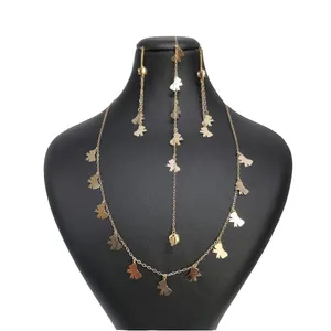 نیم ست طلا 18 عیار زنانه گالری یارطلا مدل پولکی کد SR92