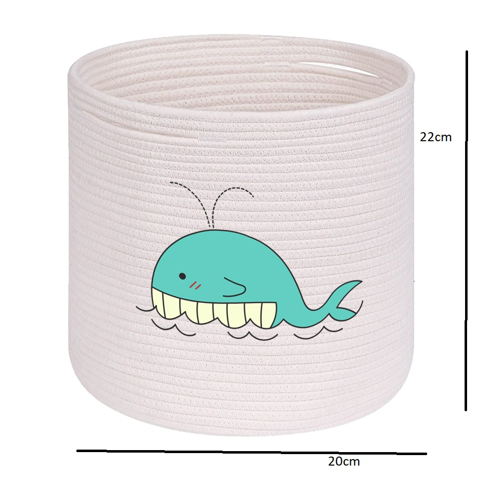 ست سبد وسایل کودک مدل نهنگ و ماهی 2 مجموعه 4 عددی