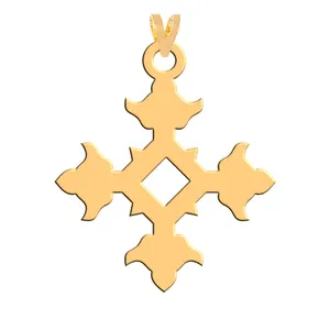 آویز گردنبند طلا 18 عیار زنانه فرشته مدل اسلیمی WNL-000001