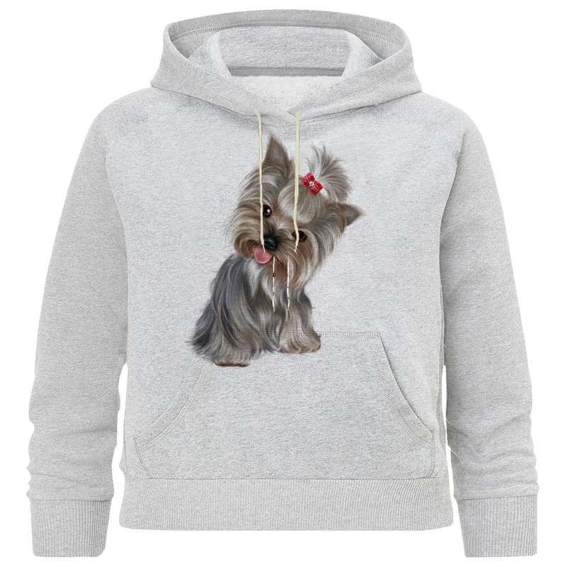 هودی دخترانه مدل M 25 سگ