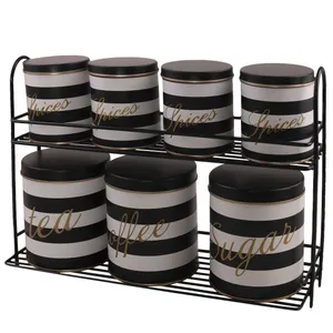 بانکه مدل PJ-107832 مجموعه 7 عددی به همراه استند