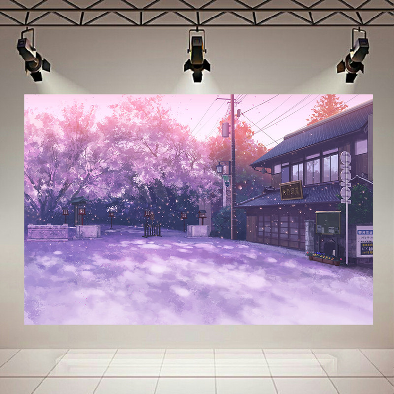 تابلو بوم طرح نقاشی سبک ژاپنی مدل انیمه کد AR31035