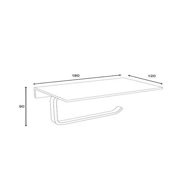 پایه رول دستمال کاغذی فانتونی مدل A5 کد S053