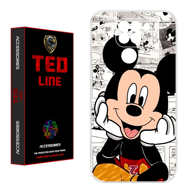 کاور تدلاین طرح میکی موس کد 1151 مناسب برای گوشی موبایل شیائومی Redmi Note 9