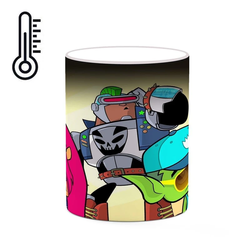 ماگ حرارتی کاکتی مدل Beast Boy کد mgh37996