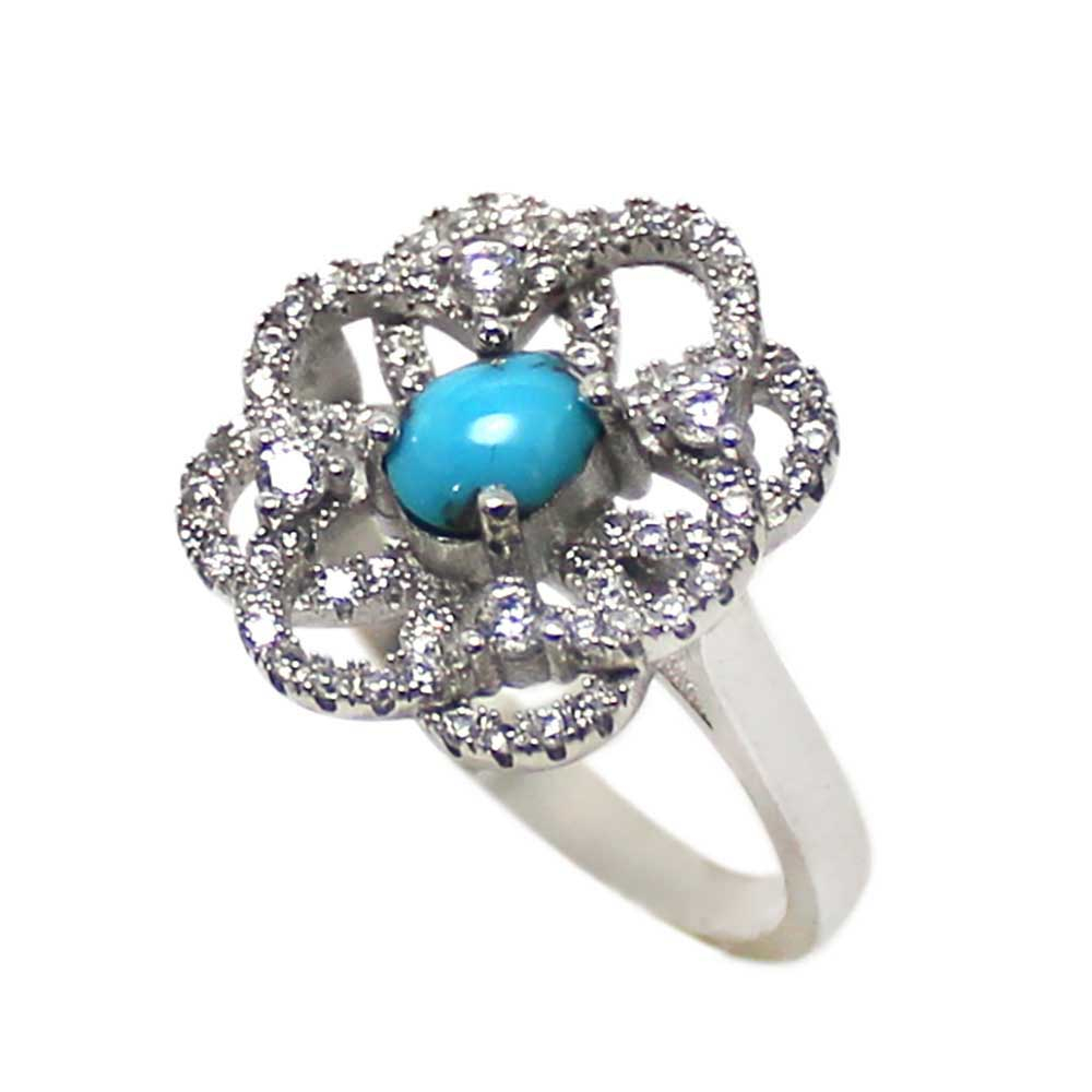 انگشتر نقره زنانه کد 17671