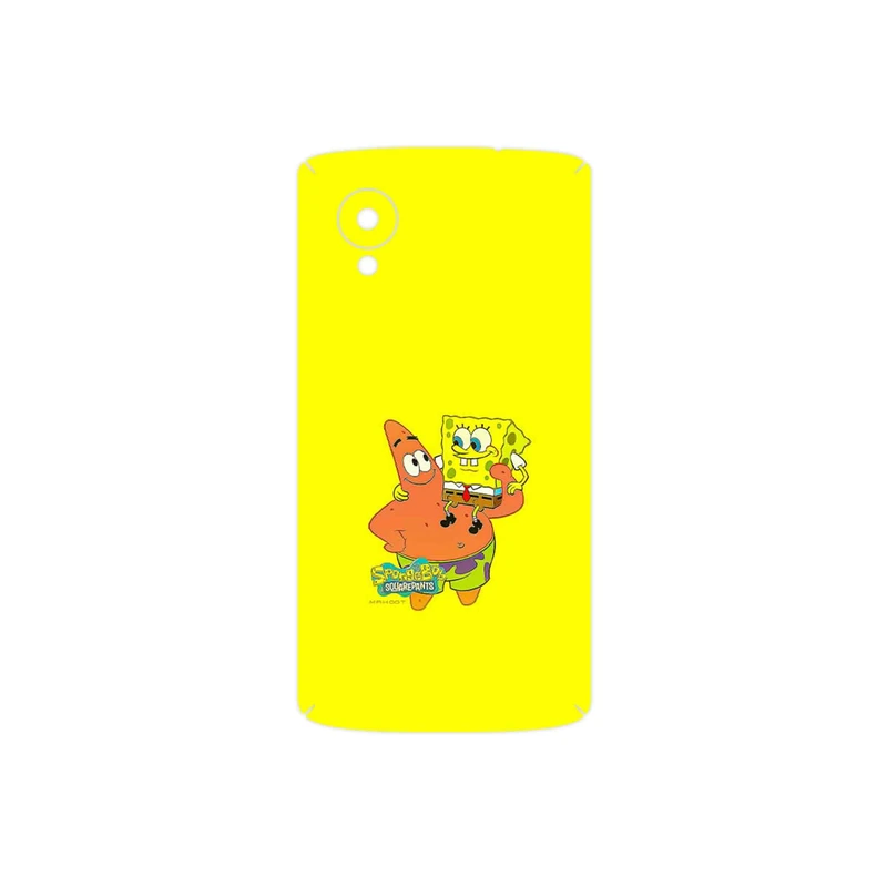 برچسب پوششی ماهوت مدل SpongeBob SquarePants مناسب برای گوشی موبایل گوگل Nexus 5