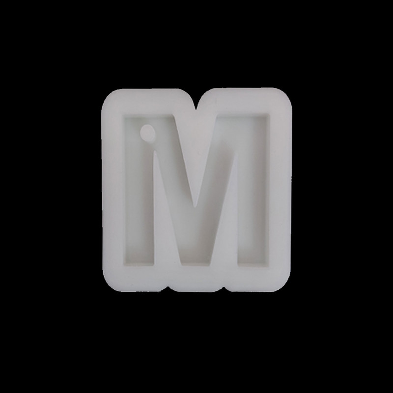 قالب رزین مدل حروف تکی پین دار طرح M
