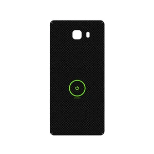 MAHOOT Minimal Power Button Cover Sticker for Samsung Galaxy C9 Pro