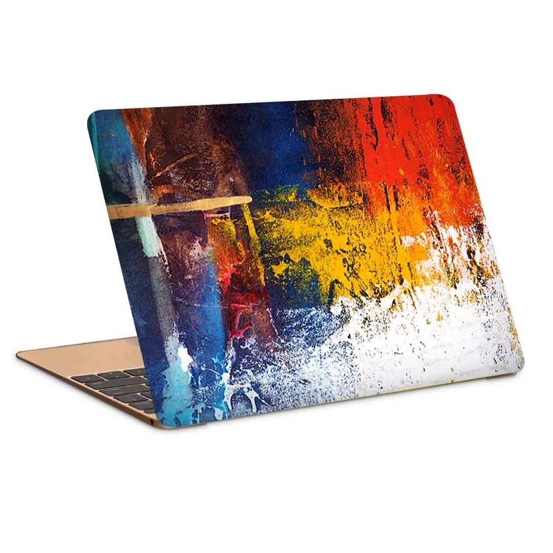 استیکر لپ تاپ طرح colorful oil painting hand draw abstract کد c-196مناسب برای لپ تاپ 15.6 اینچ