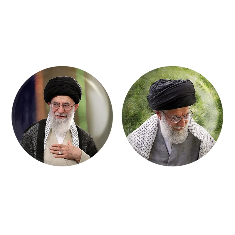 مگنت خندالو طرح تصویر رهبر کد 1262512622 مجموعه 2 عددی