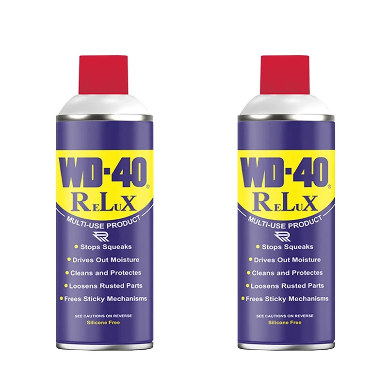 اسپری روان کننده و زنگ بر رلوکس مدل wd 40 حجم 450 میلی لیتر بسته 2 عددی