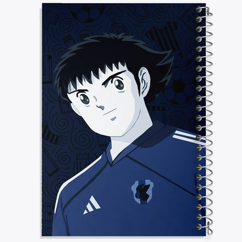 دفتر ژورنال نویسی 50 برگ خندالو مدل نقطه ای طرح سوباسا فوتبالیست ها کد 37048