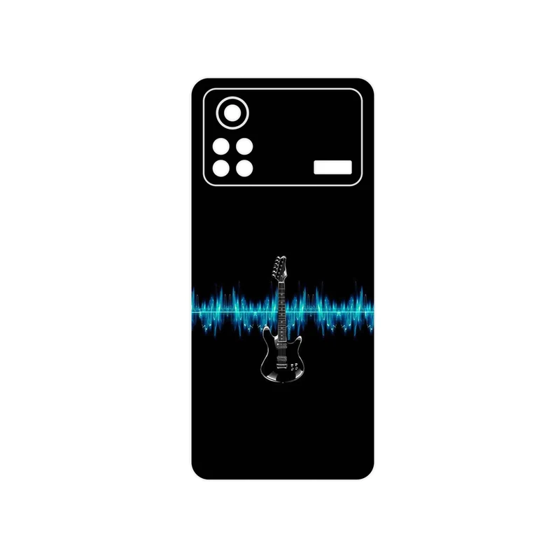 برچسب پوششی ماهوت مدل Electric Guitar مناسب برای گوشی موبایل شیائومی Poco X4 Pro 5G