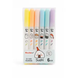 ماژیک علامت گذار کد ۱۲۰۰ مجموعه ۶ عددی