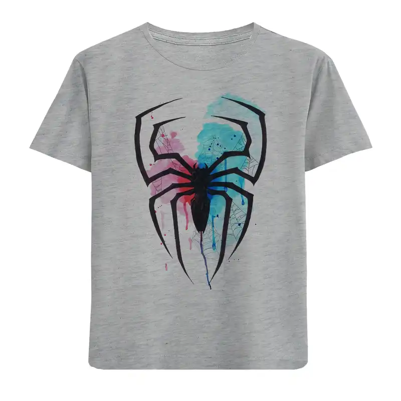 تی شرت آستین کوتاه پسرانه مدل عنکبوت کد N108
