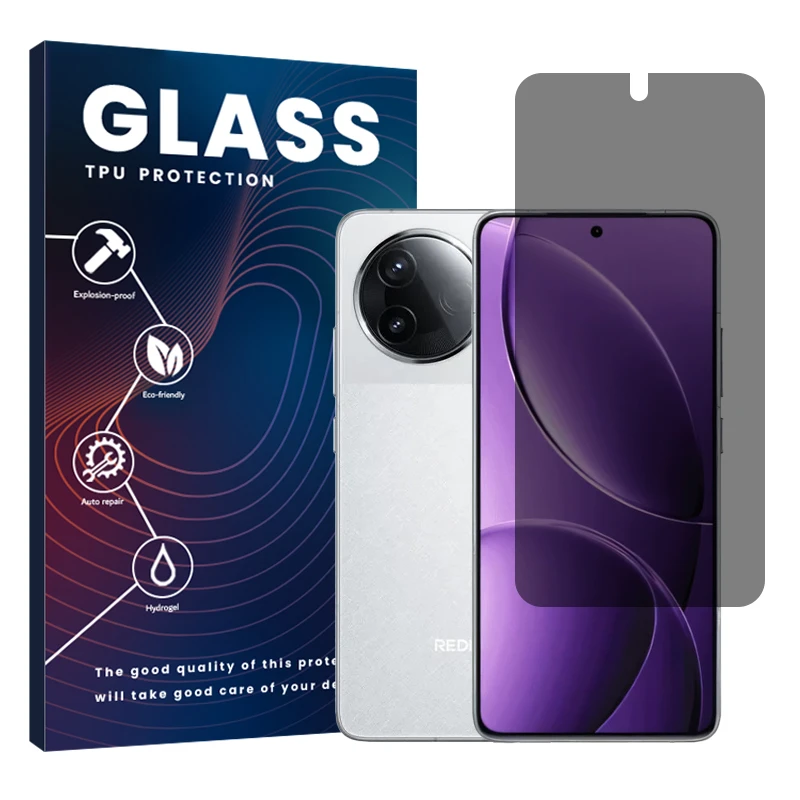 محافظ صفحه نمایش حریم شخصی گلس مدل هیدروژلی مناسب برای گوشی موبایل شیائومی Redmi K80