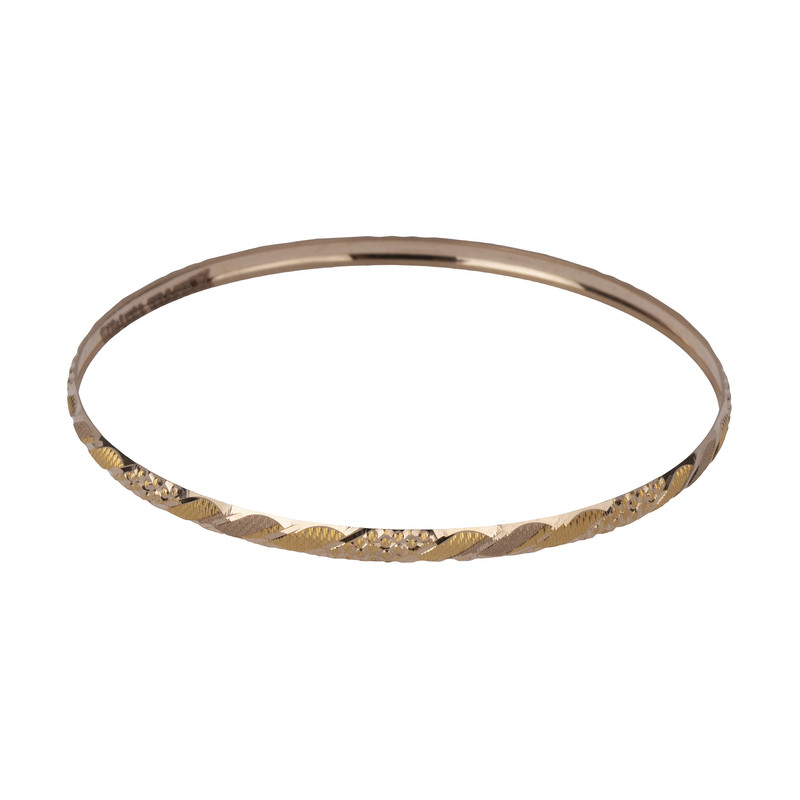 النگو طلا 18 عیار زنانه مدل AL42-G-2