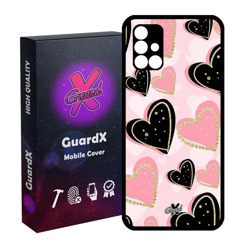 کاور گارد ایکس طرح Love مدل Glass10106 مناسب برای گوشی موبایل سامسونگ Galaxy A51 5G