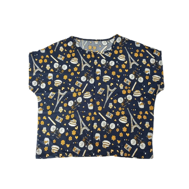 تی شرت آستین کوتاه زنانه مدل ایفل